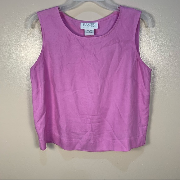 Silk Club Collection Tops - VTG 90s Silk Club Collection Cropped Tank Top